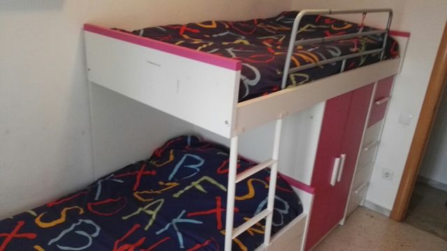 Habitacion Tren Litera Para Niñas De Segunda Mano Por 390 En