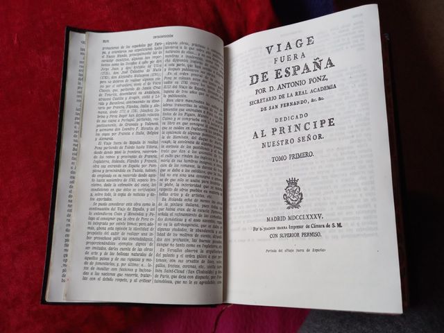 VIAGGIO IN SPAGNA DI ANTONIO PONZ. EDIZIONE 1947