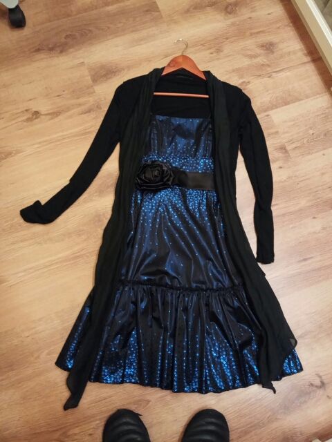 Vestido fiesta chica, mujer INCLUYE CHAQUETA