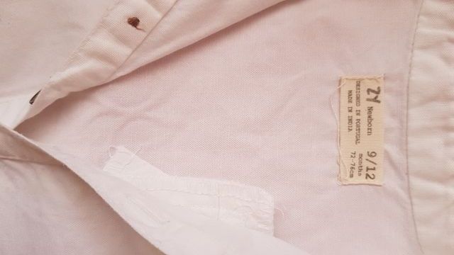 camisa niño 9 / 12 meses