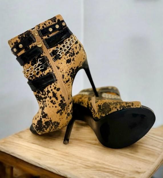 Botines Animal Print Efecto Pelo Nº 36–25€ ¡CHIC!