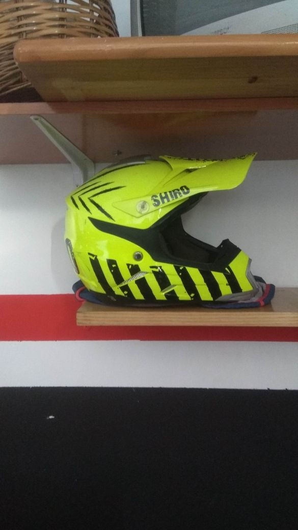 Casco Shiro MX Motocross Enduro