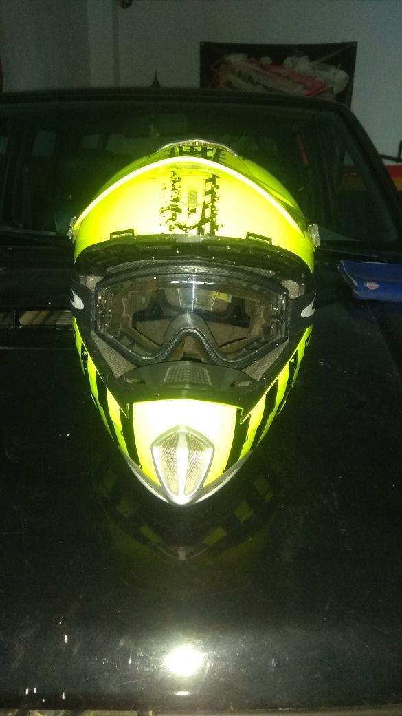Casco Shiro MX Motocross Enduro