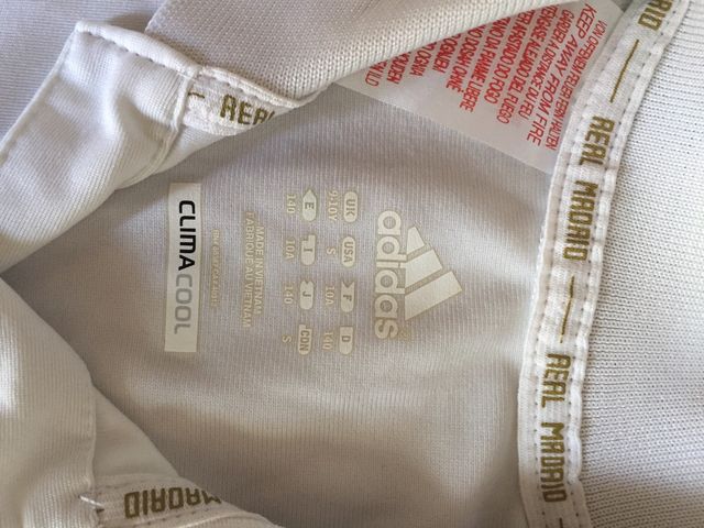 Camiseta oficial Real Madrid niño T. 10 años