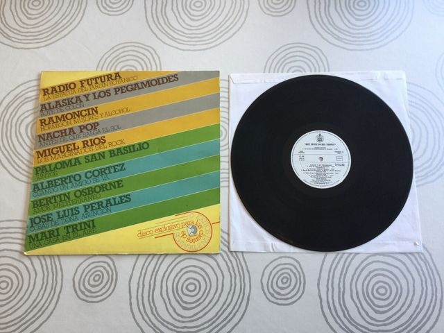 LP "10 Exitos en 2 Tiempos" Hispavox 1984