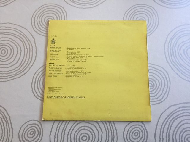 LP "10 Exitos en 2 Tiempos" Hispavox 1984