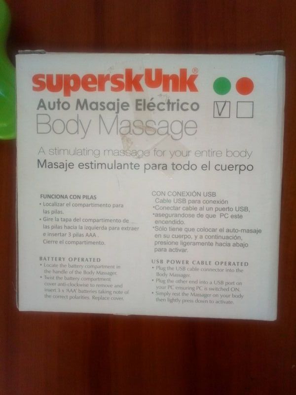 auto masaje eléctrico