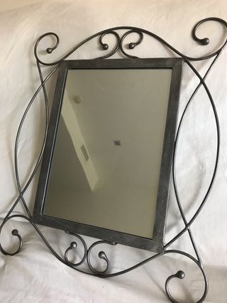Espejo de hierro forjado de segunda mano en WALLAPOP
