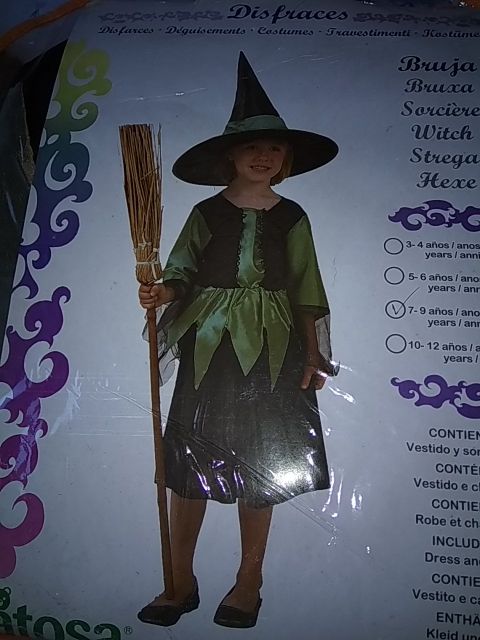 2 disfraces de bruja