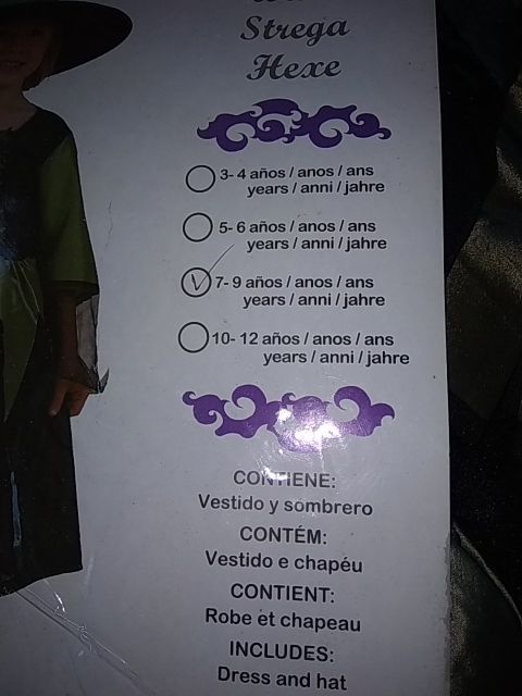 2 disfraces de bruja