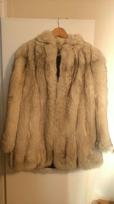 Chaquetón de lomos de zorro blanco