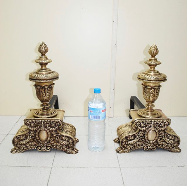 Antiguo juego de chimenea de segunda mano por 680 € en Madrid en WALLAPOP