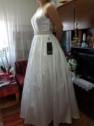 vestido de novia talla 42 de segunda mano en donostia-san sebastián