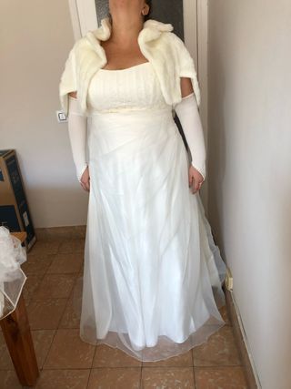 vestido de novia talla grande de segunda mano en barcelona en wallapop