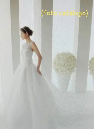 vestido de novia rosa clara de segunda mano en alicante en wallapop