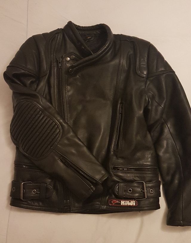 Chaqueta moto cuero