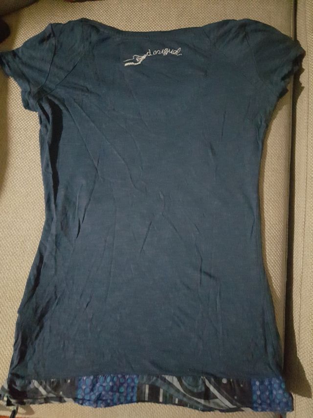 Camiseta azul marino Desigual