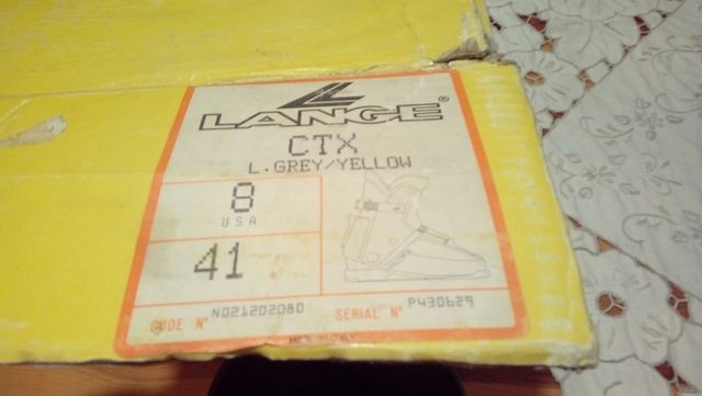 Botas de ski practicamente nuevas número 41