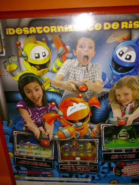 Buzz Robot Mania + Pulsadores Buzz PS2