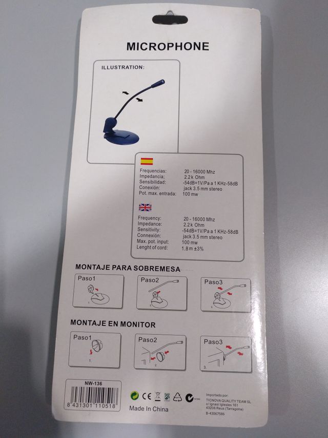 Micròfon per ordinador