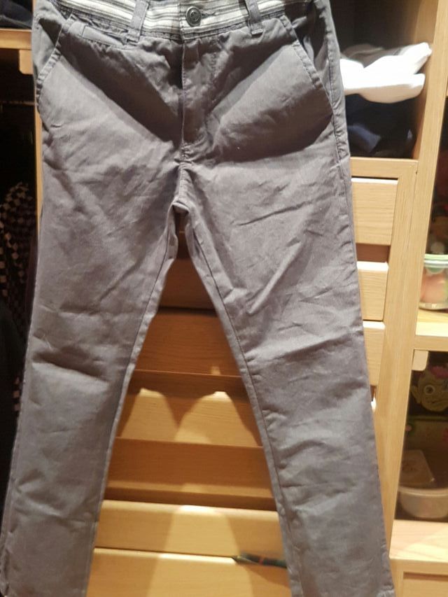 John rocha pantalón gris de vestir talla 7