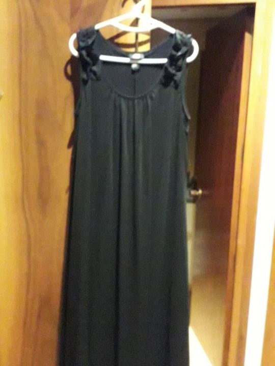 Traje largo fiesta negro