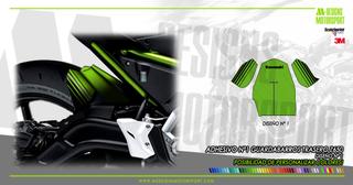 Decoración guardabarros trasero KAWASAKI z650