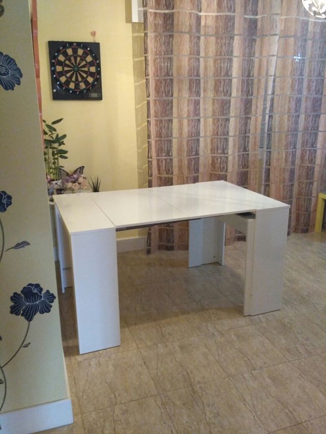 Mesa comedor consola extensible blanco de segunda mano por 219 € en ... Mesa comedor consola extensible blanco de segunda mano por 219 € en ...