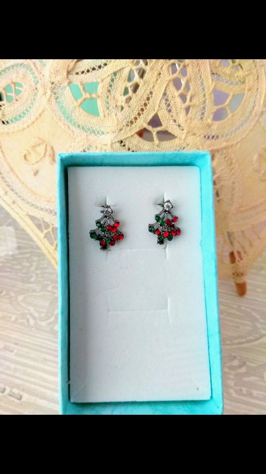 Pendientes arbol navidad