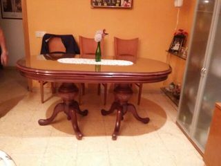 Mesa comedor de cristal de segunda mano en Valencia en WALLAPOP Mesa comedor de cristal de segunda mano en Valencia en WALLAPOP