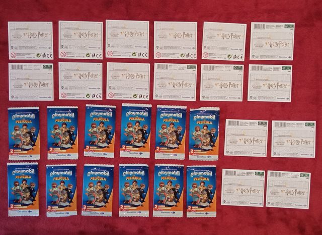 Tarjetas: Star Wars, Marvel, Playmobil...