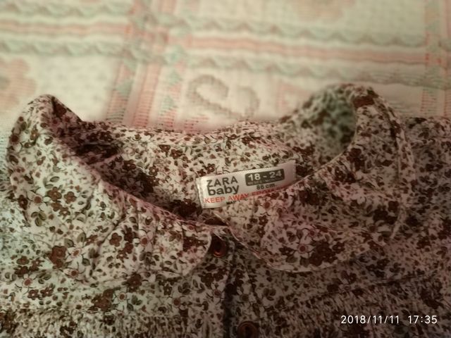 Conjunto vestido y camisa talla 2 años