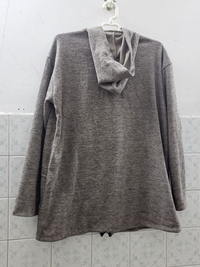 Jersey gris Capucha - Talla L