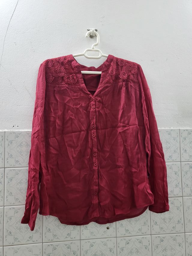 Camisa roja - Talla L