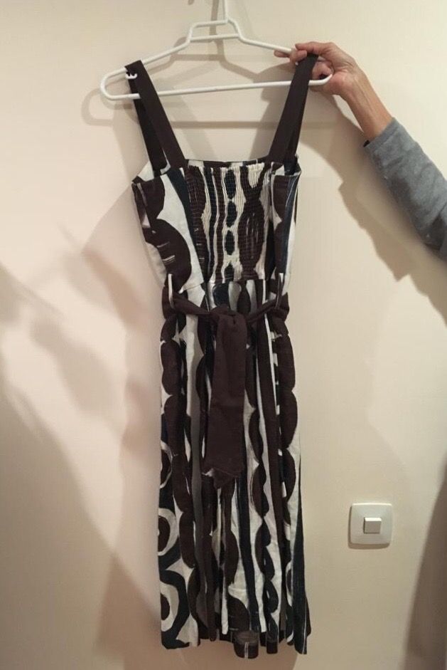 Vestido de lino, talla S