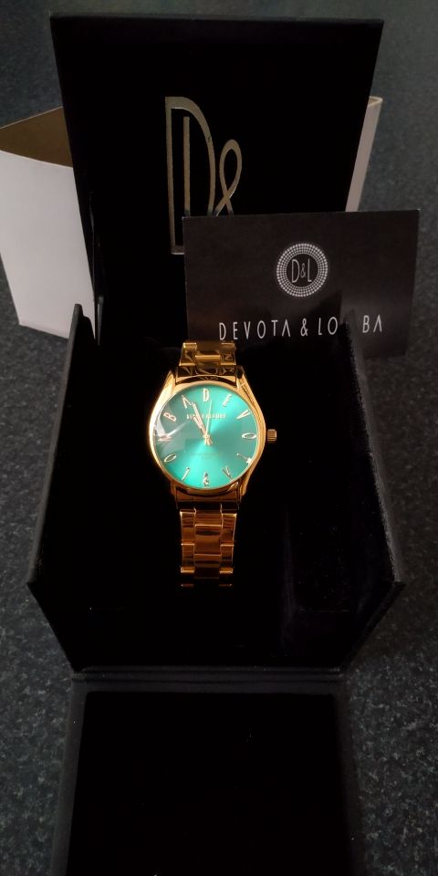 Reloj de mujer Devota y Lomba turquesa