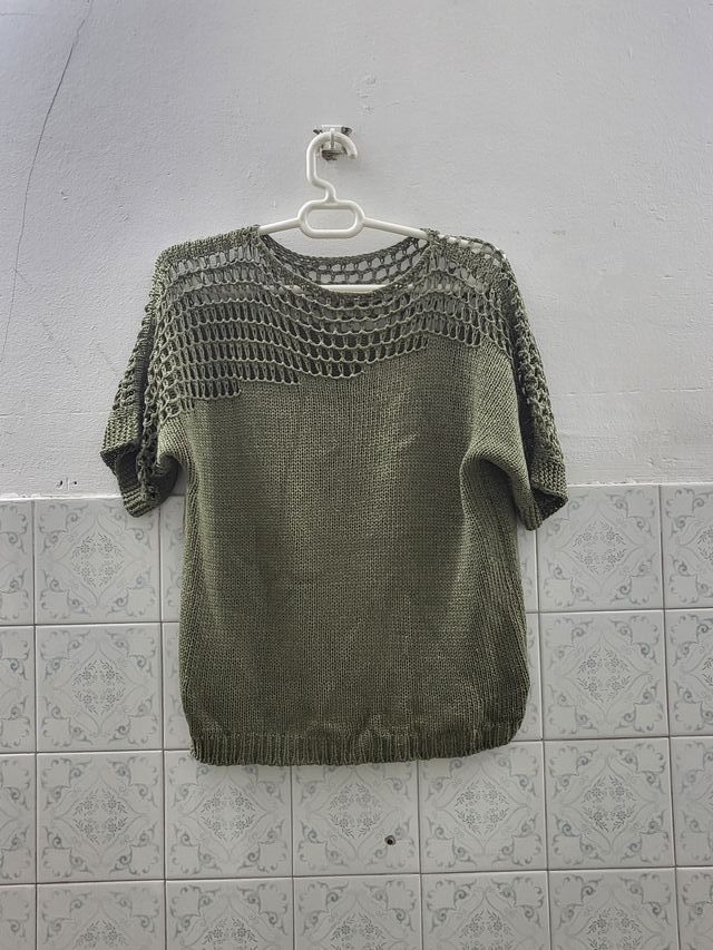 Jersey punto verde - Talla M