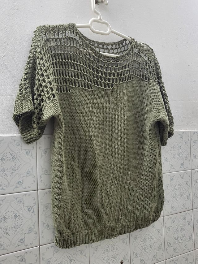 Jersey punto verde - Talla M