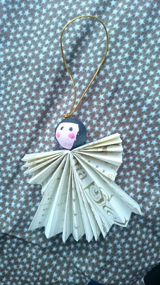 Àngel de decoració de paper/angel papel