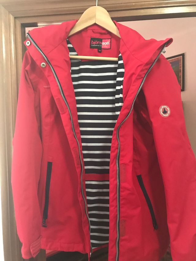 Chaqueta chubasquero mujer talla 36