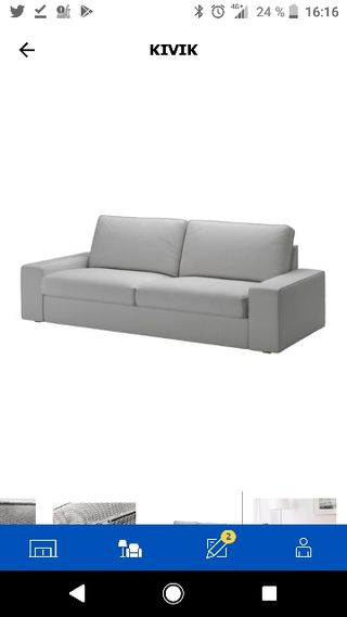 sofa kivik 2 plazas segunda mano sof 225 kivik de segunda mano en wallapop sofa kivik 2 plazas segunda mano sof 225 kivik de segunda mano en wallapop