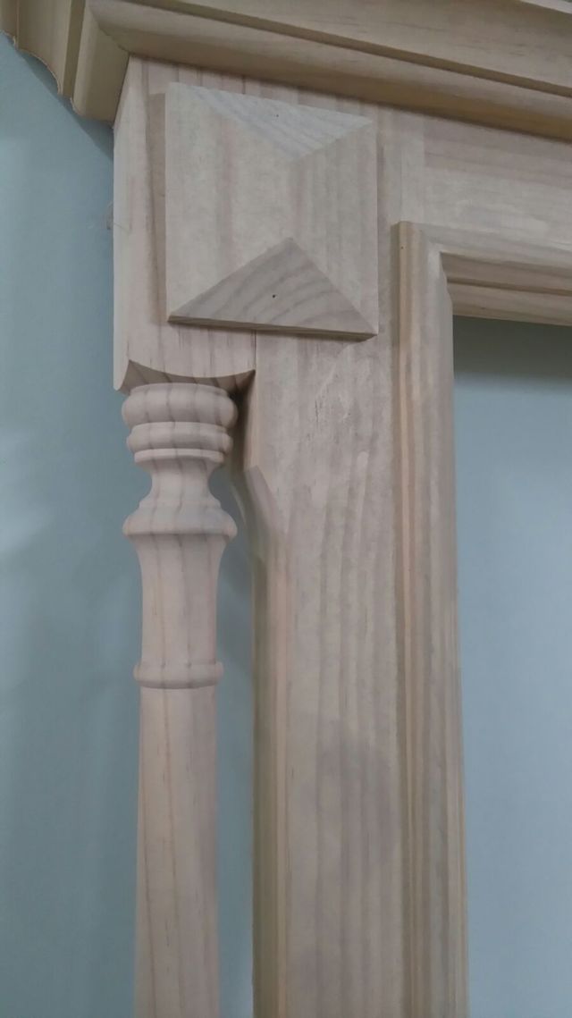 Marco en pino macizo