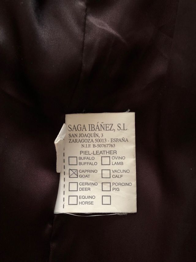 Gabardina Piel