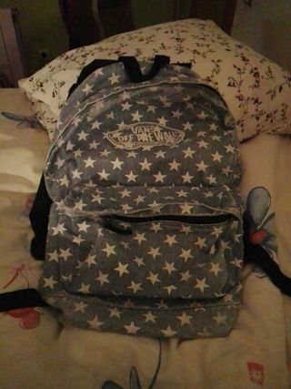 Mochila Mochila Con Estrellas Estrellas Vans Mochila Azul Vans Con Azul Con Vans Azul gqW85wZ06x