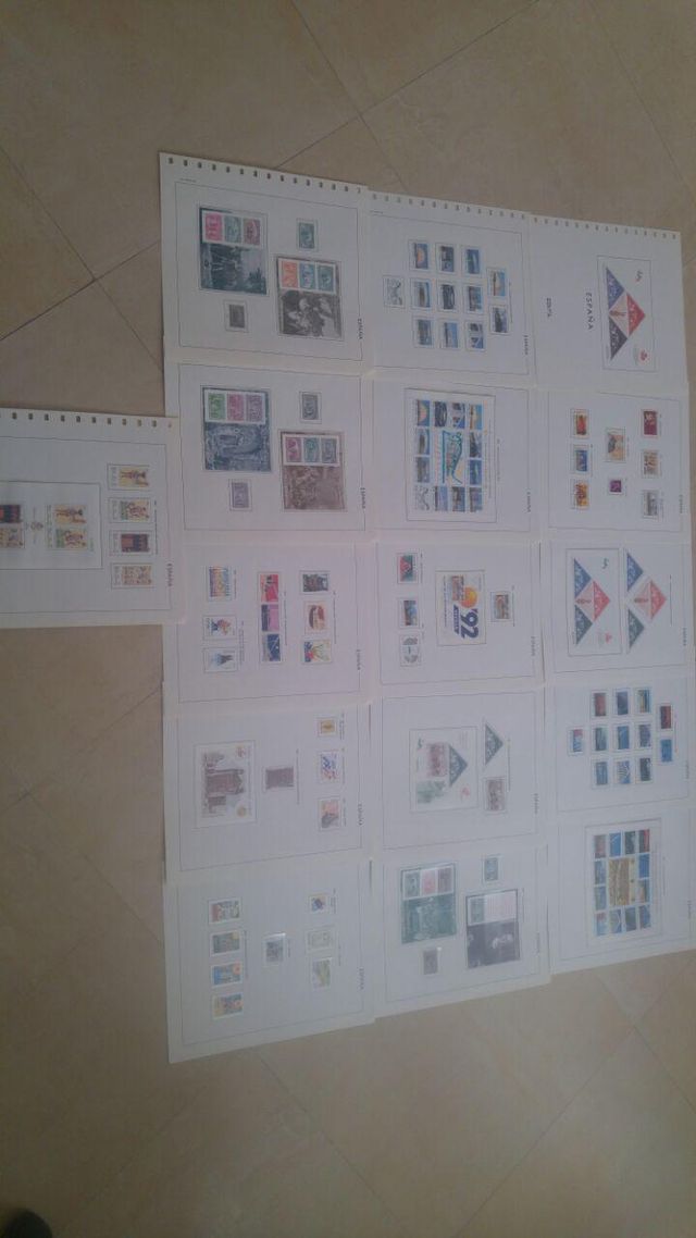 Sellos  nuevos sin circulación de España año 1992