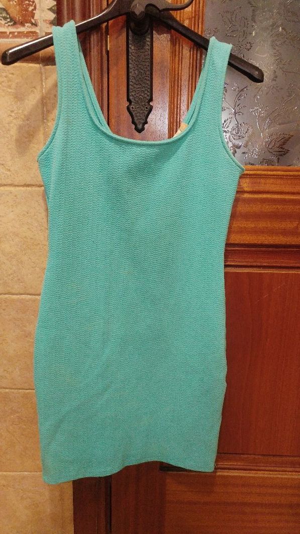 vestido turquesa