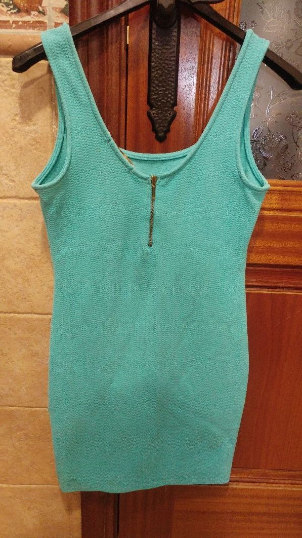 vestido turquesa