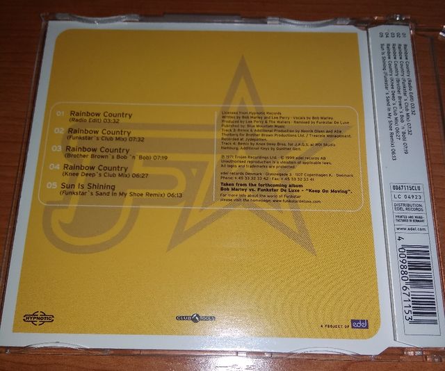 2 CDS MAXI SINGLES BOB MARLEY VS FUNKSTAR DELUXE