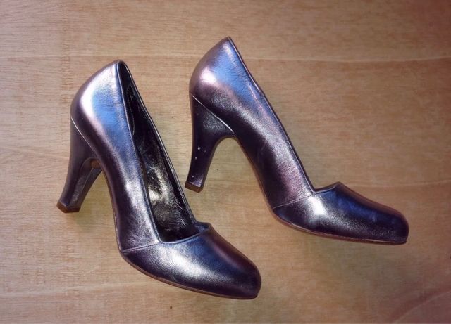 FORNARINA ZAPATOS TACÓN FIESTA 37 plata