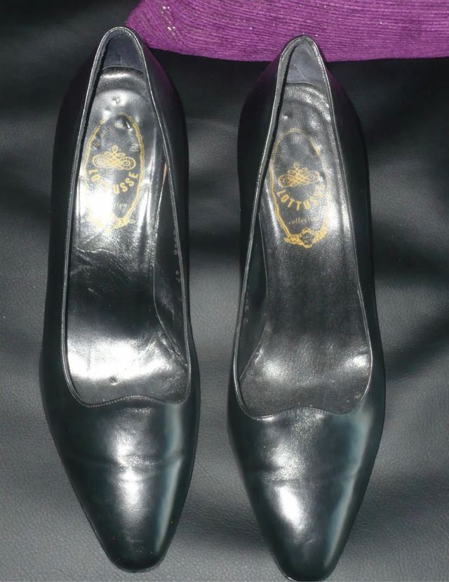 LOTTUSSE zapatos tacón cuero 40 8cm